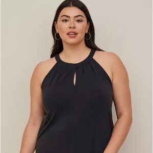 Torrid Black Twist Neck Top